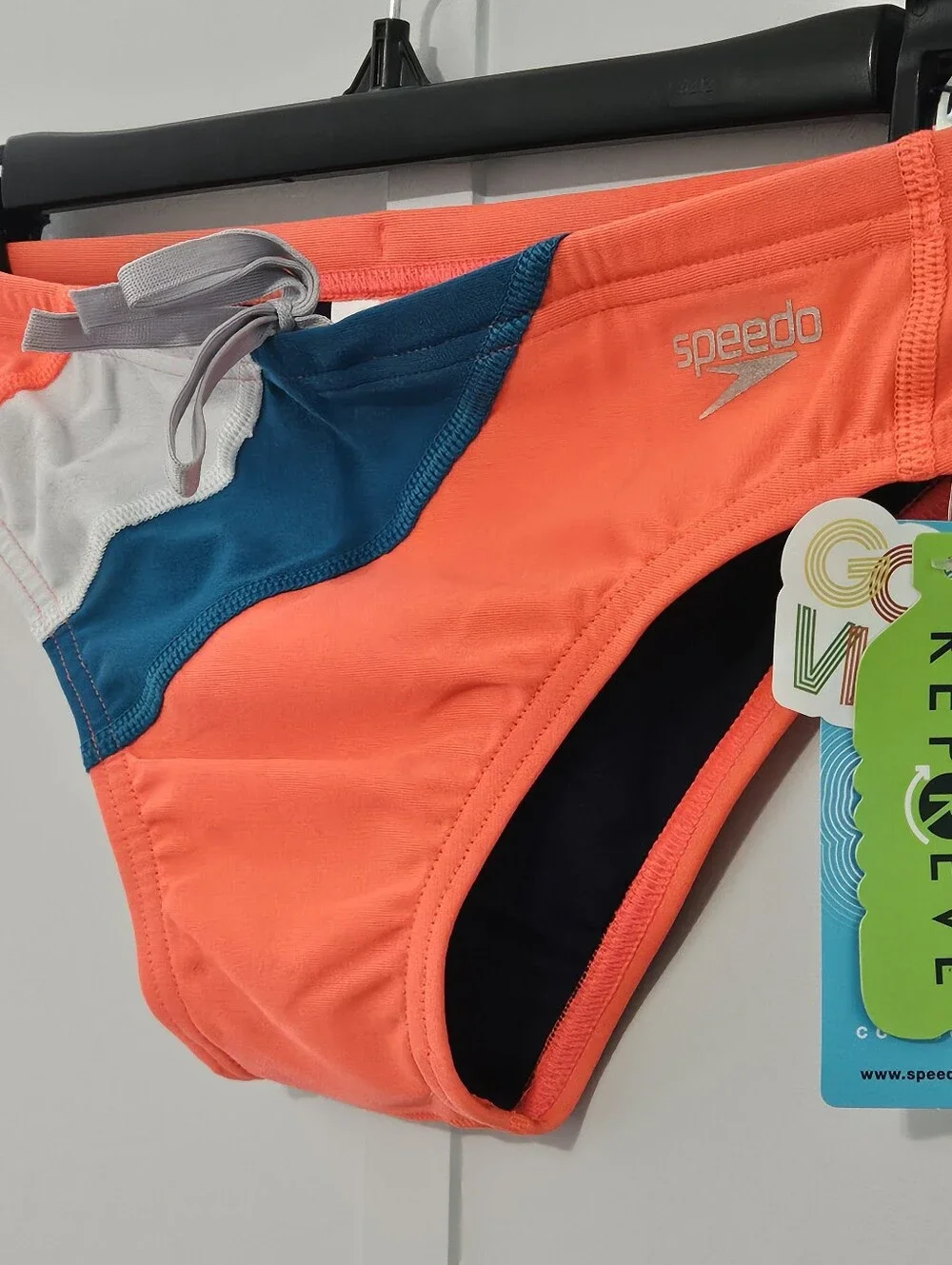 Speedo Eco Endurance Size 28 Boys Mens Swim Trunks with Elastic Drawstring Waist